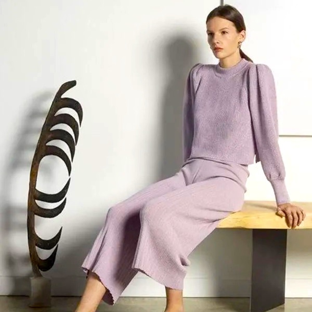 Eleven Six Mia Alpaca Sweater in Geranium